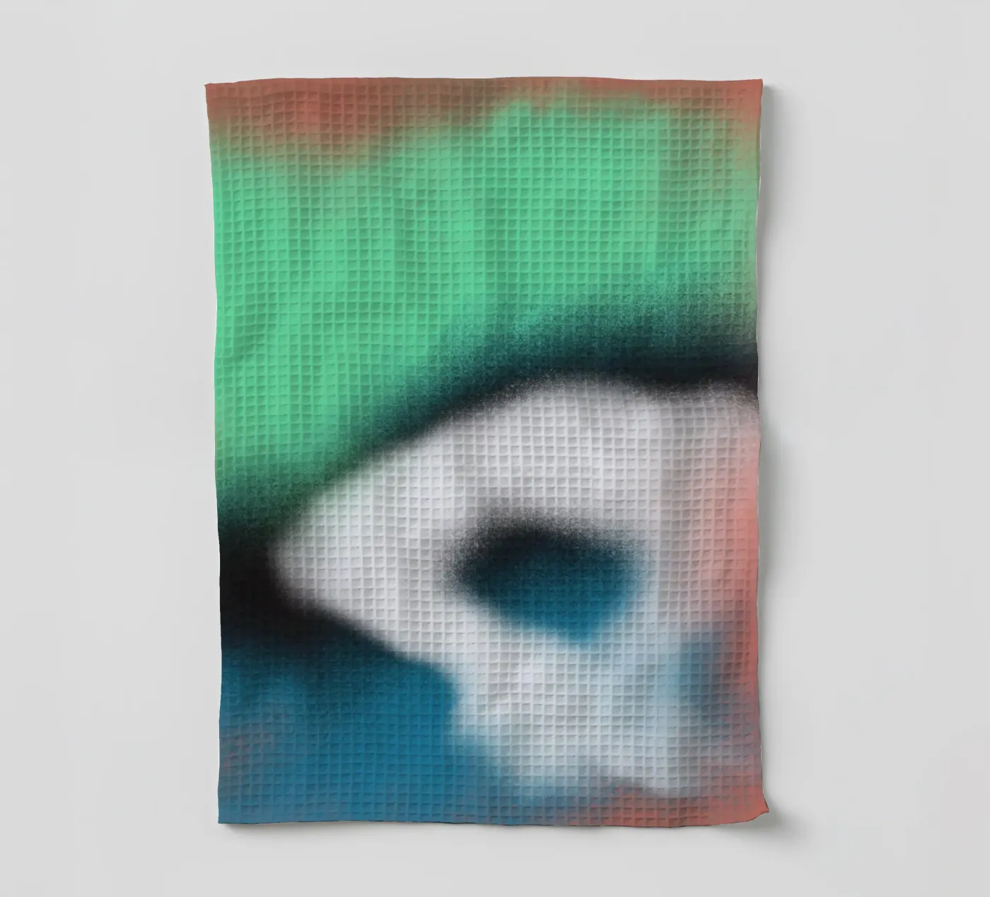 Fluidity 06 tea towel by Little Dean