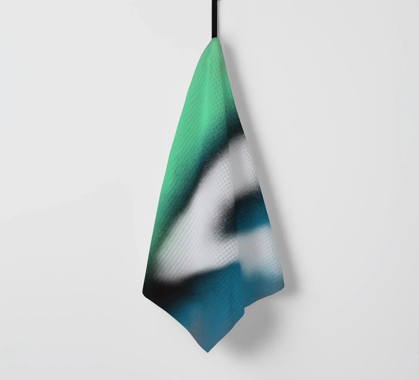 Fluidity 06 tea towel by Little Dean