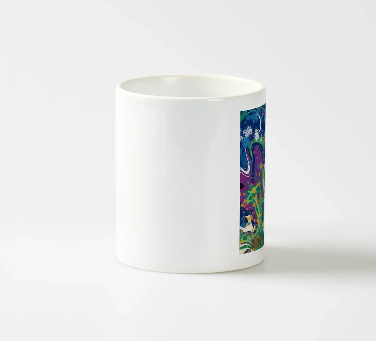 Flusso di marmo 10 tazza in ceramica da Little Dean