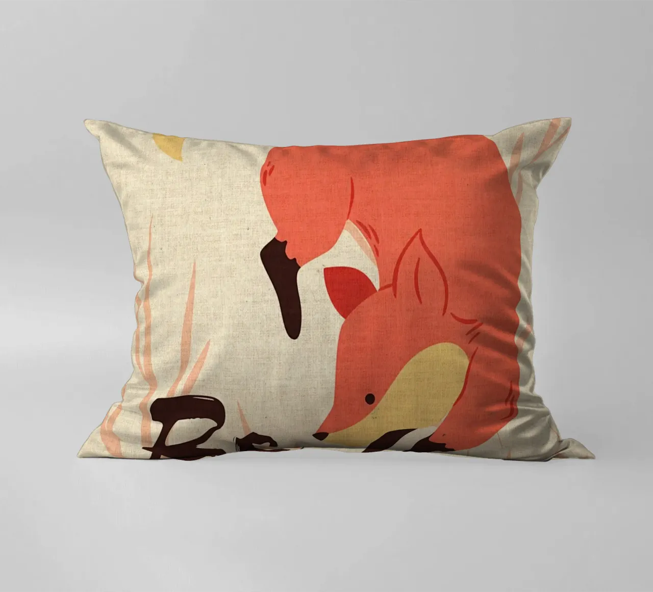 Animale Be Wild Funny Fox cuscino da DavisStudio