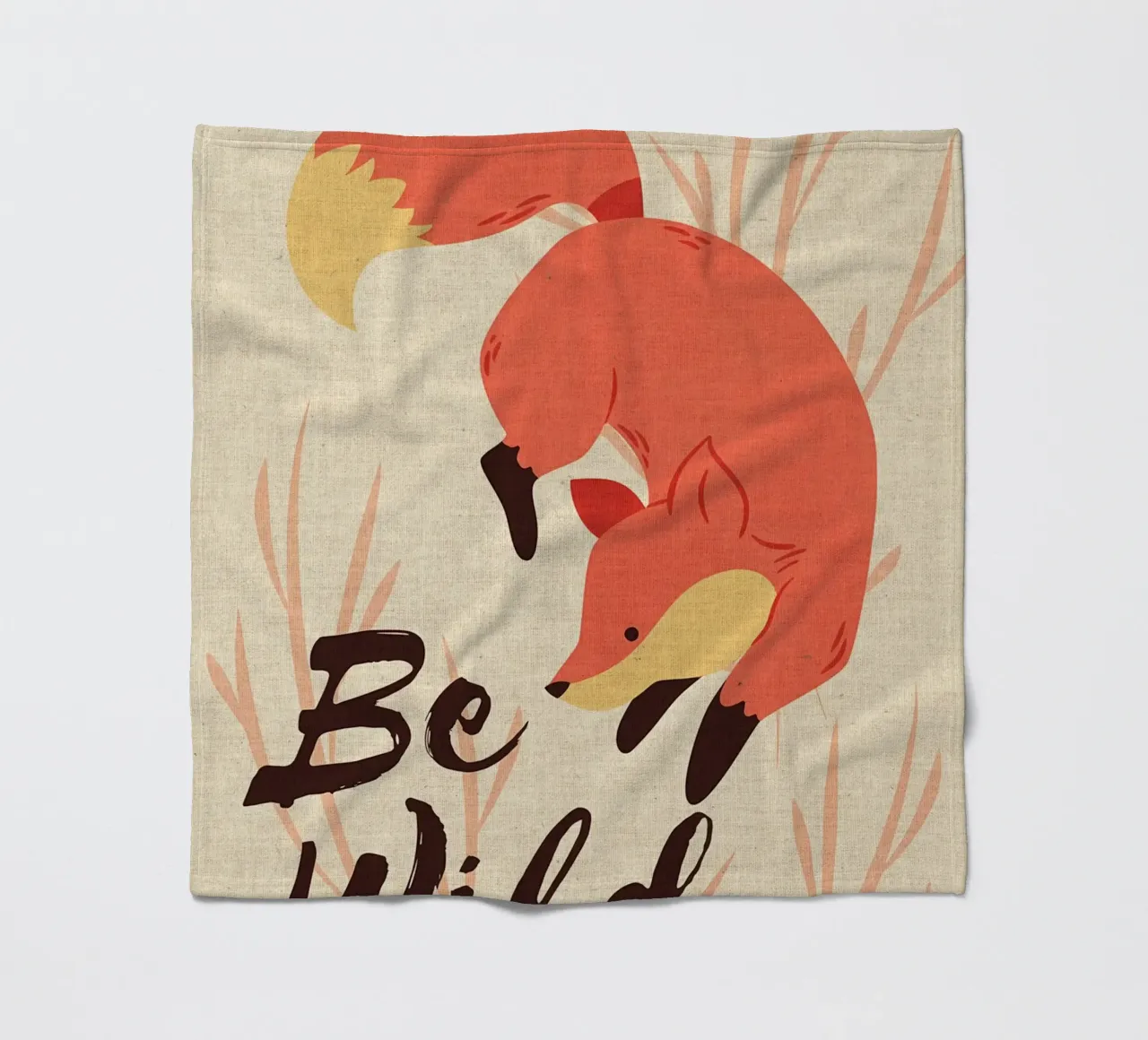 Animale Be Wild Funny Fox coperta in pile da DavisStudio