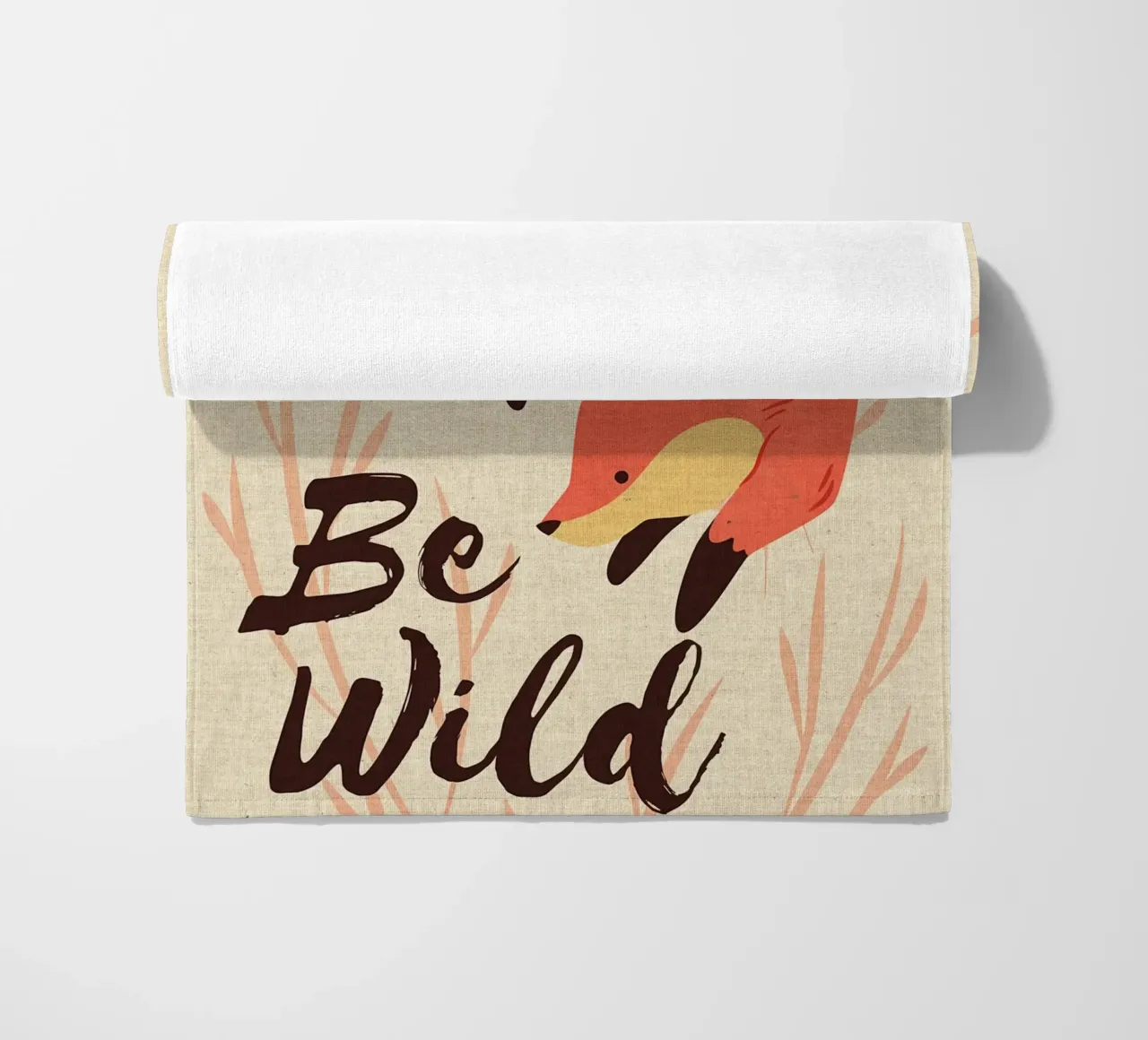 Animale Be Wild Funny Fox telo mare da DavisStudio