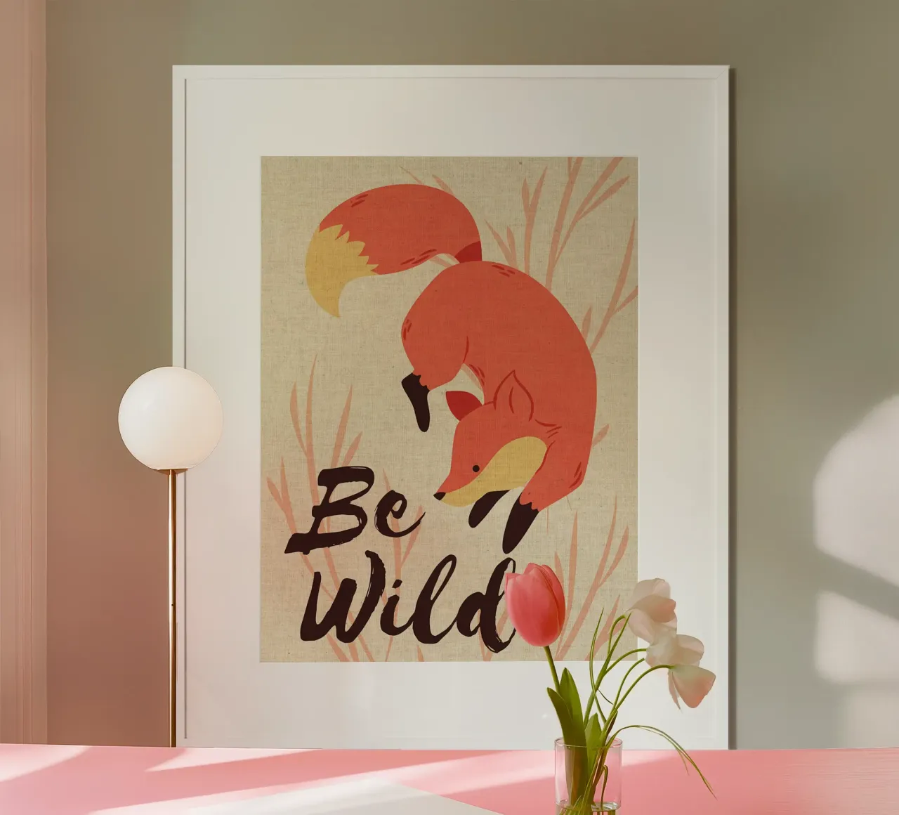 Animale Be Wild Funny Fox carta hahnemühle da DavisStudio