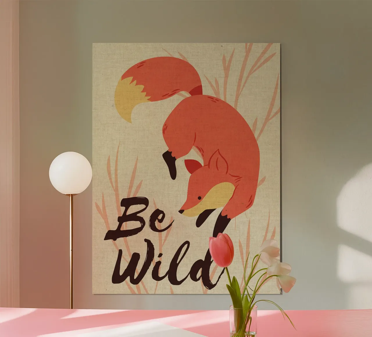 Animale Be Wild Funny Fox carta hahnemühle da DavisStudio