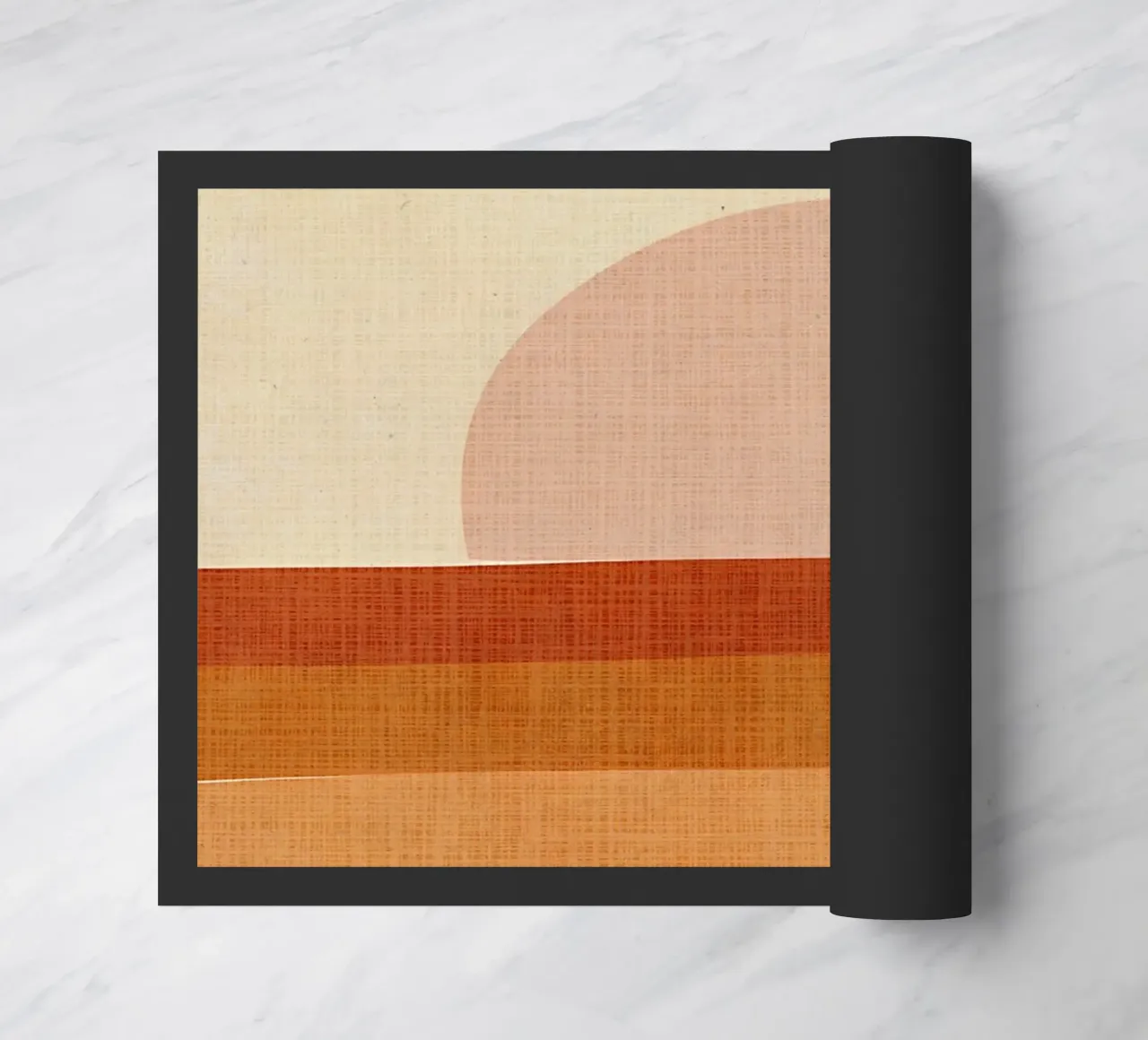 Linee di pennello per il sole Boho zerbino da DavisStudio