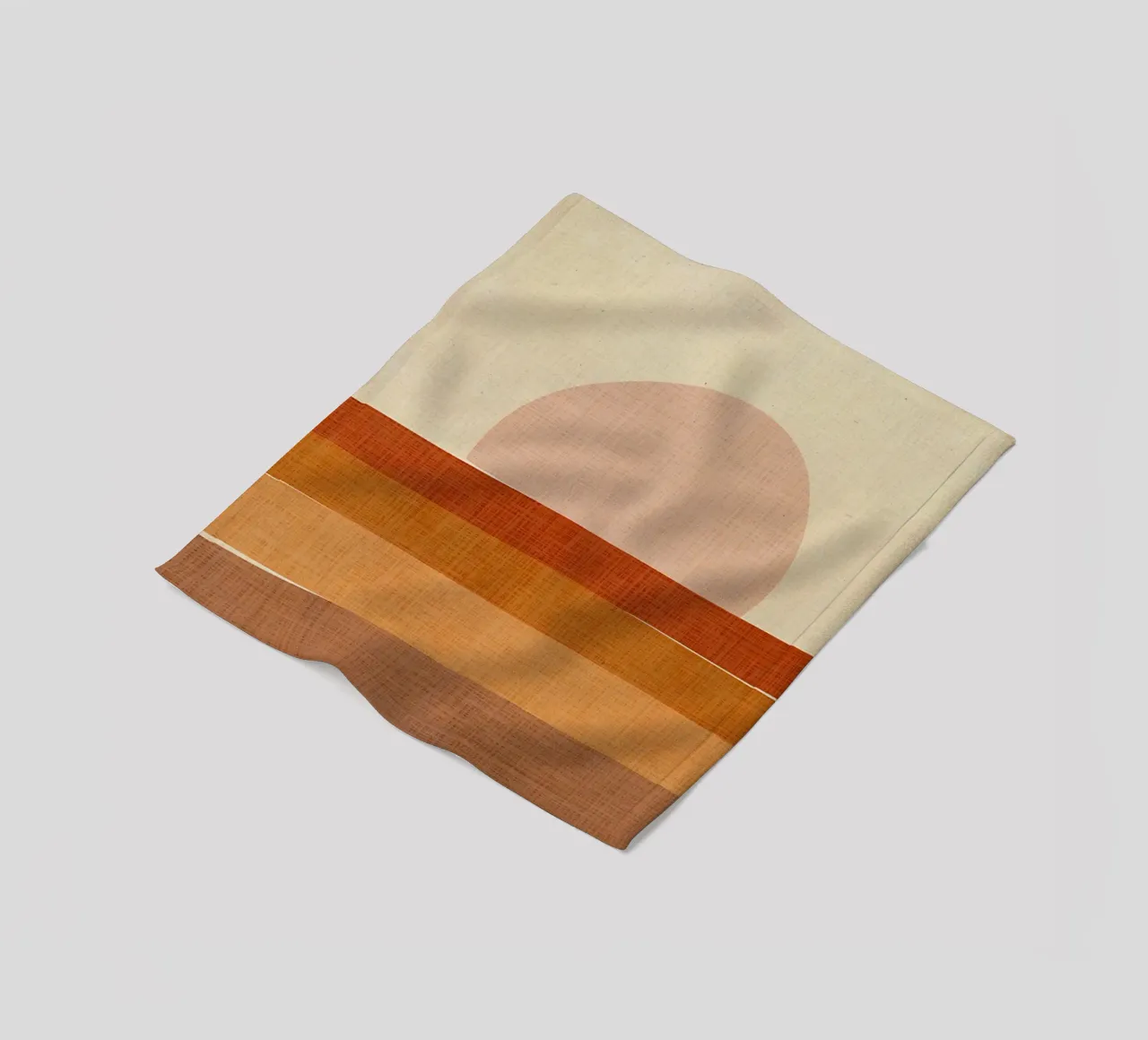 Linee di pennello per il sole Boho coperta in pile da DavisStudio