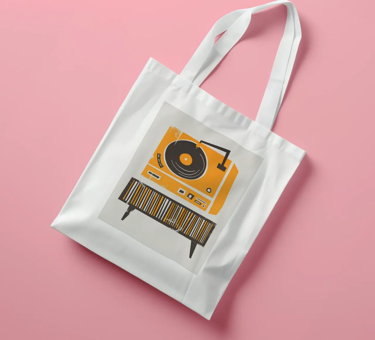 Lettore di dischi borsa in juta da carolcrawofficialdesign