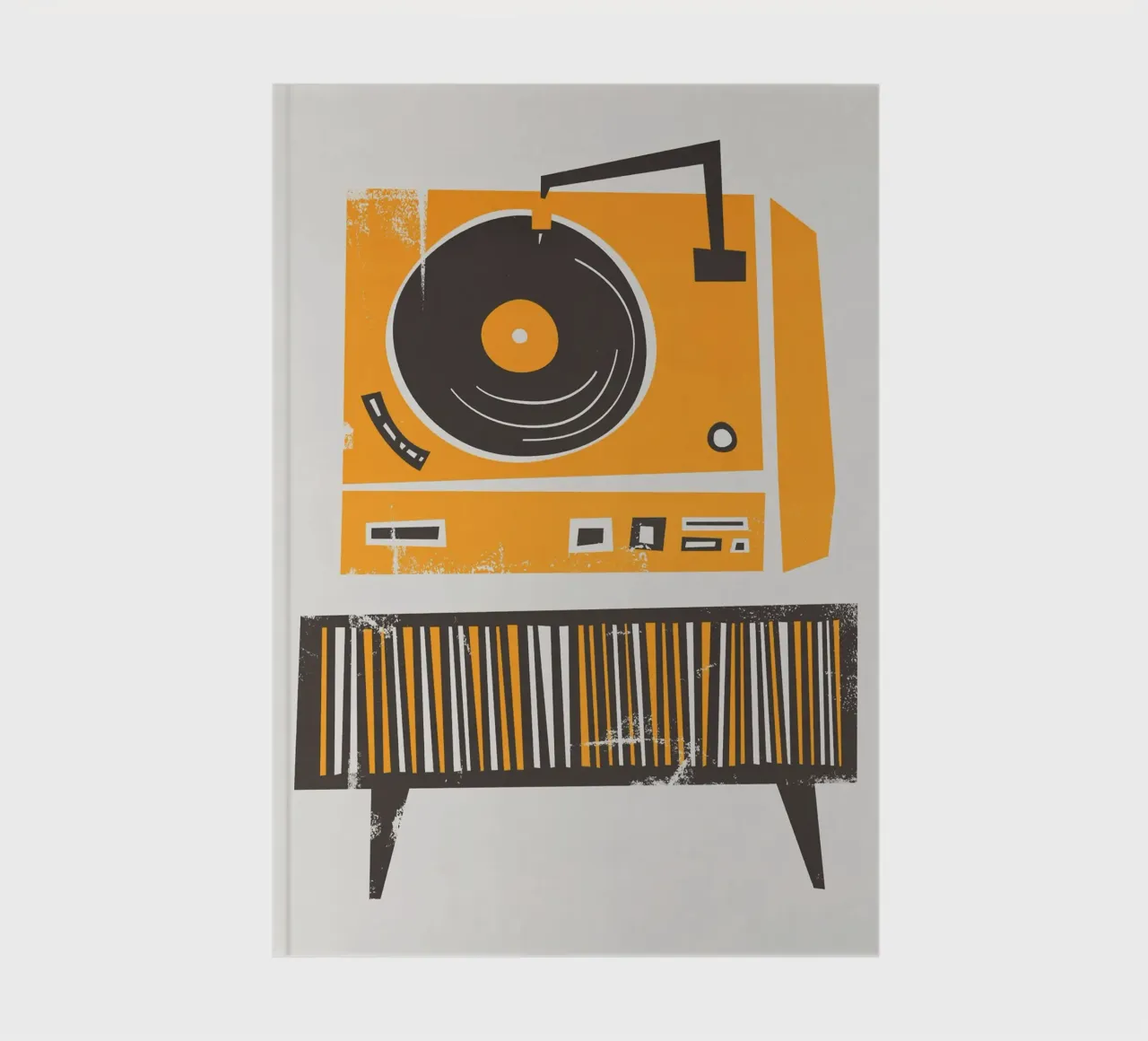 Record Player notebook by carolcrawofficialdesign