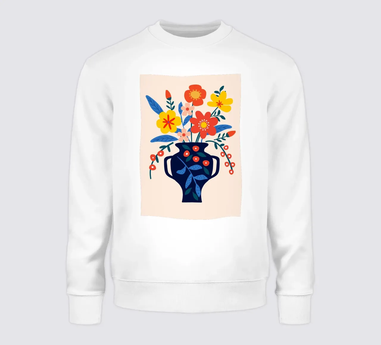 Arrangement floral sweatshirt by LisaArtes