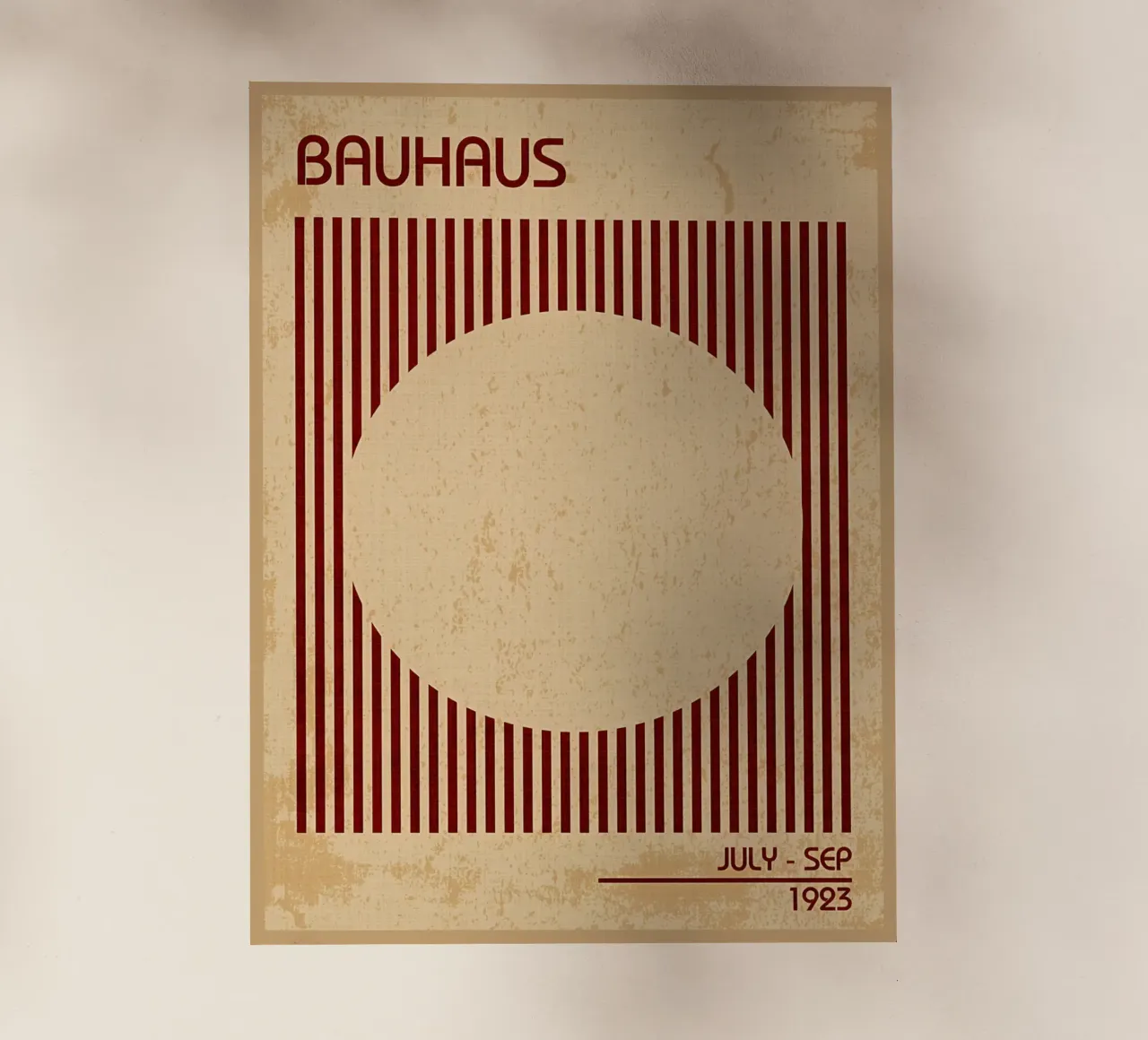 Poster minimalista Bauhaus pellicola backlit da CourtneyStudio
