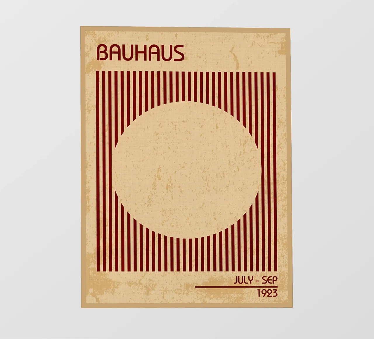 Poster minimalista Bauhaus pellicola backlit da CourtneyStudio