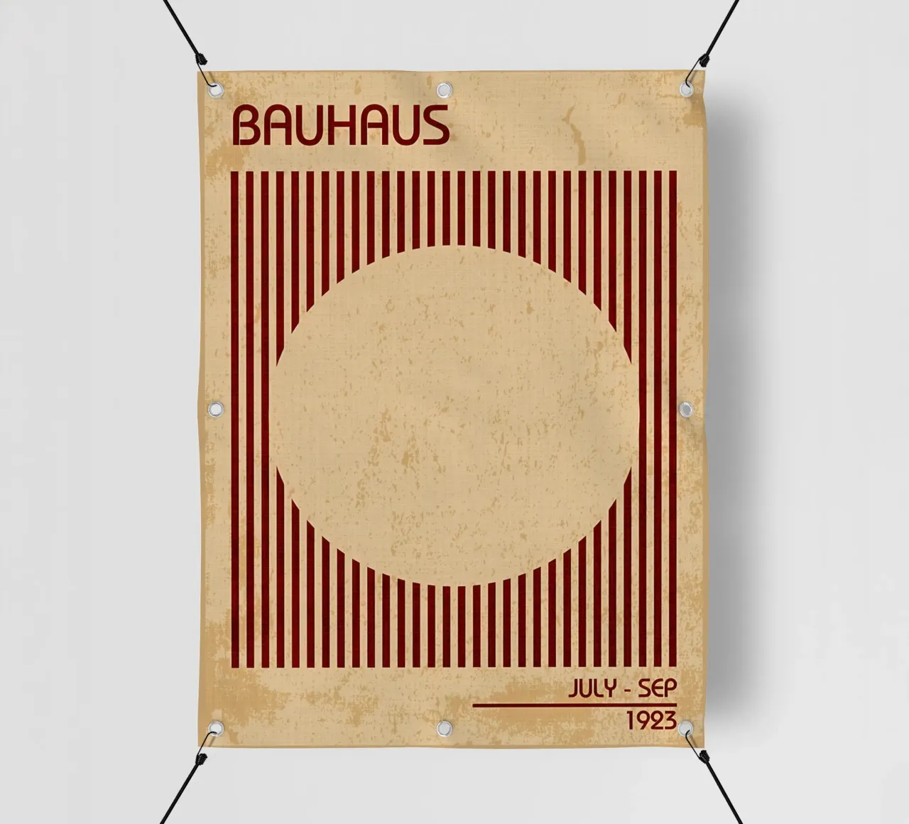 Poster minimalista Bauhaus telo in pvc da CourtneyStudio
