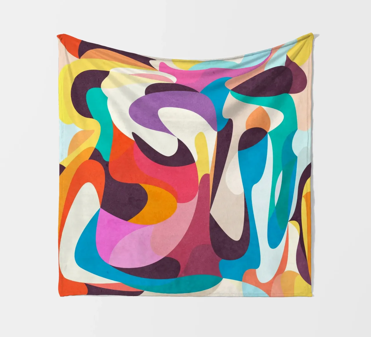 Playful Mood fleecedeken van Abstract 888