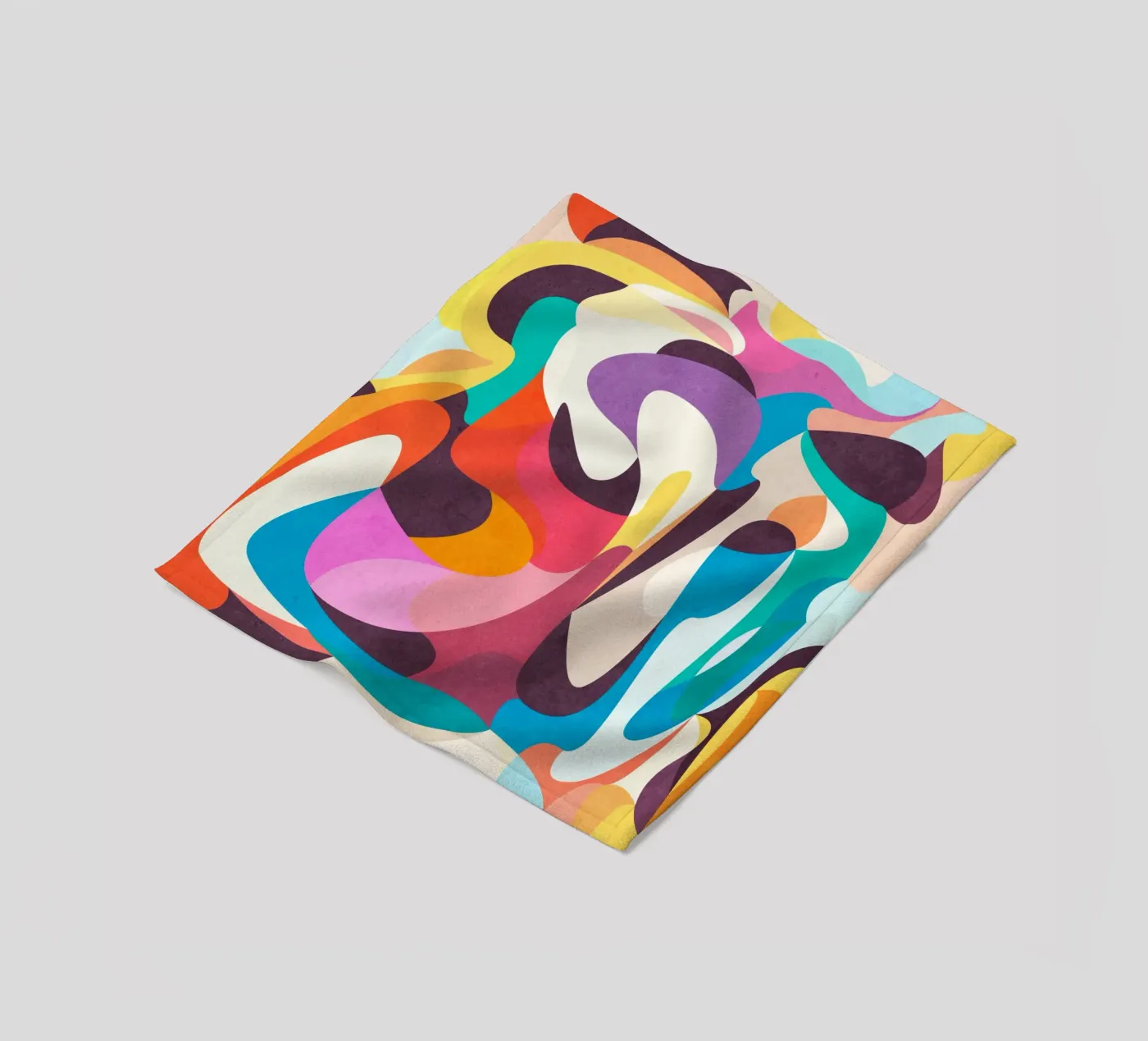 Playful Mood fleecedeken van Abstract Joy