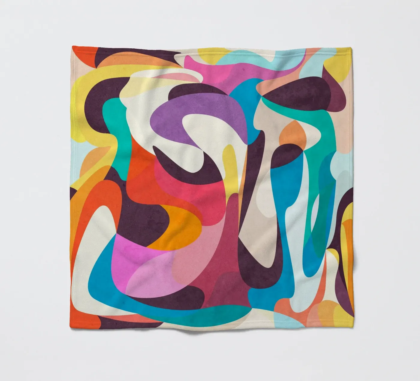 Playful Mood fleecedeken van Abstract Joy