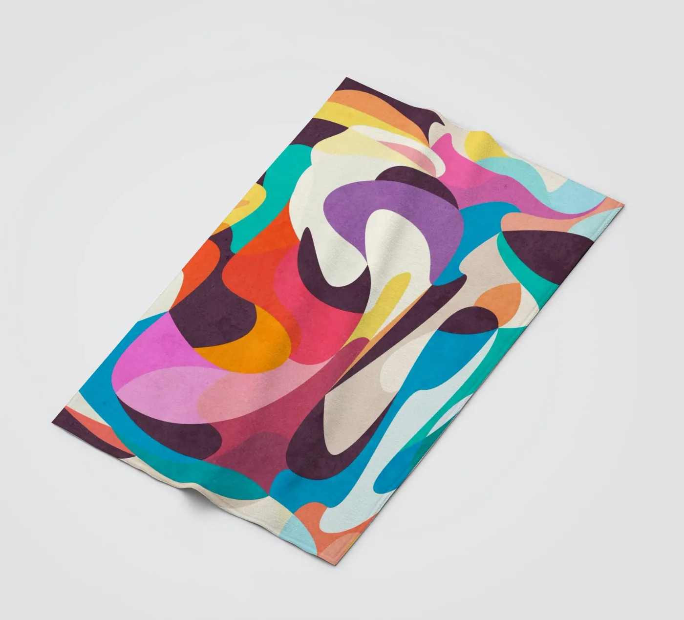 Playful Mood fleecedeken van Abstract Joy