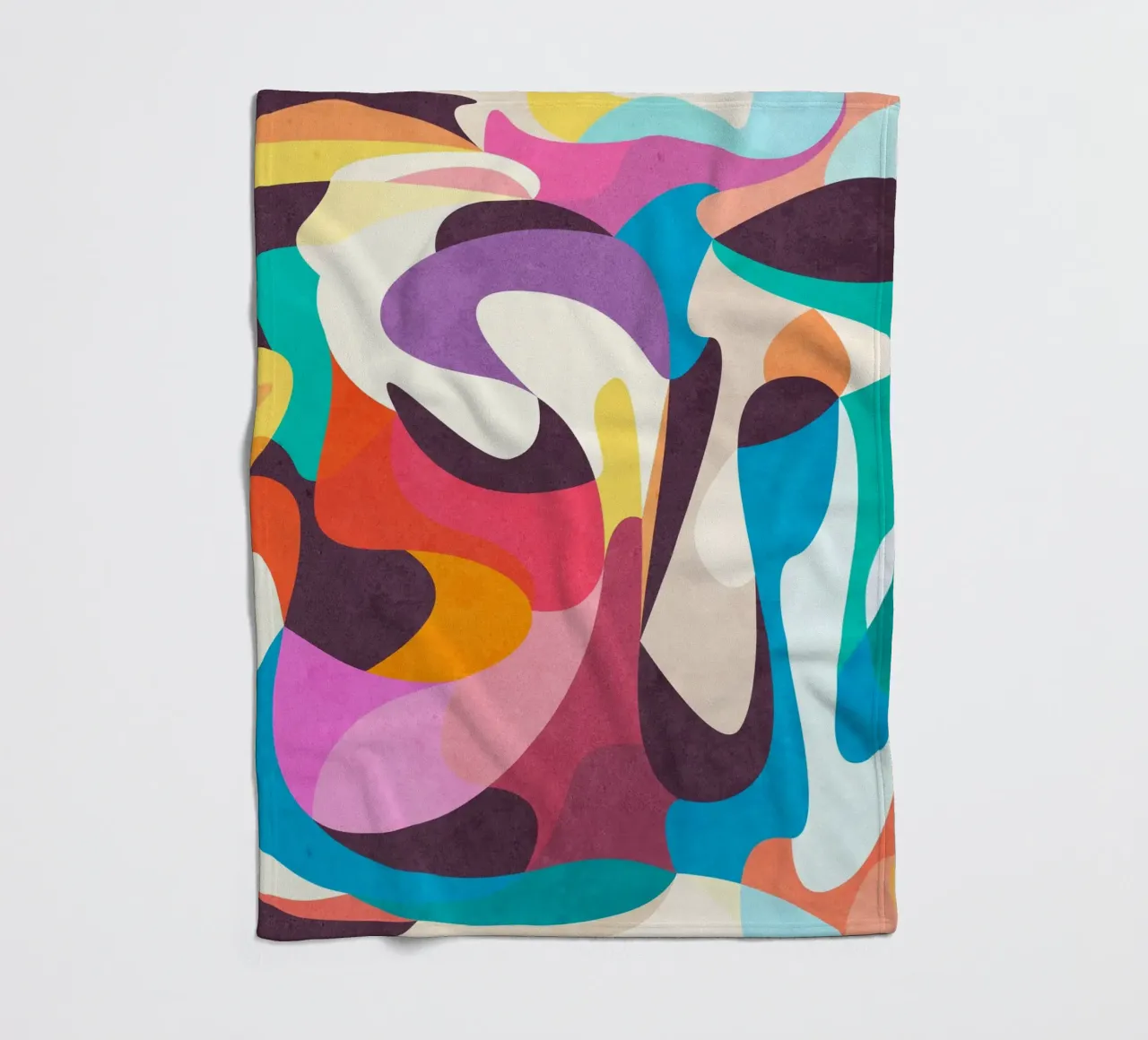 Playful Mood fleecedeken van Abstract 888