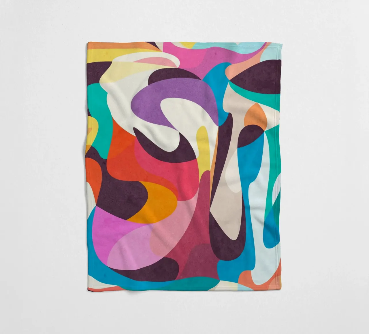Playful Mood fleecedeken van Abstract 888