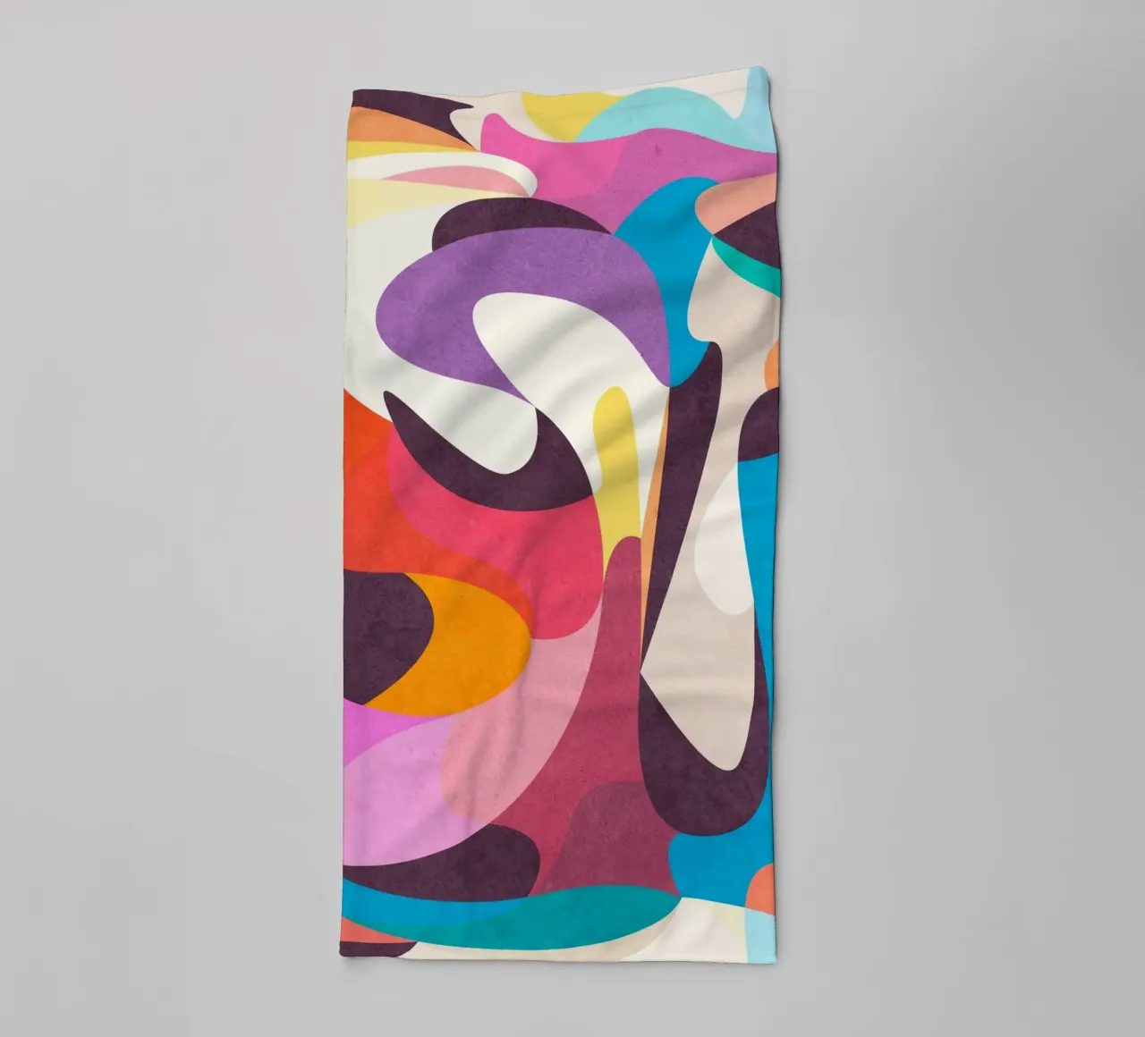 Speelse stemming badhanddoek van Abstract 888