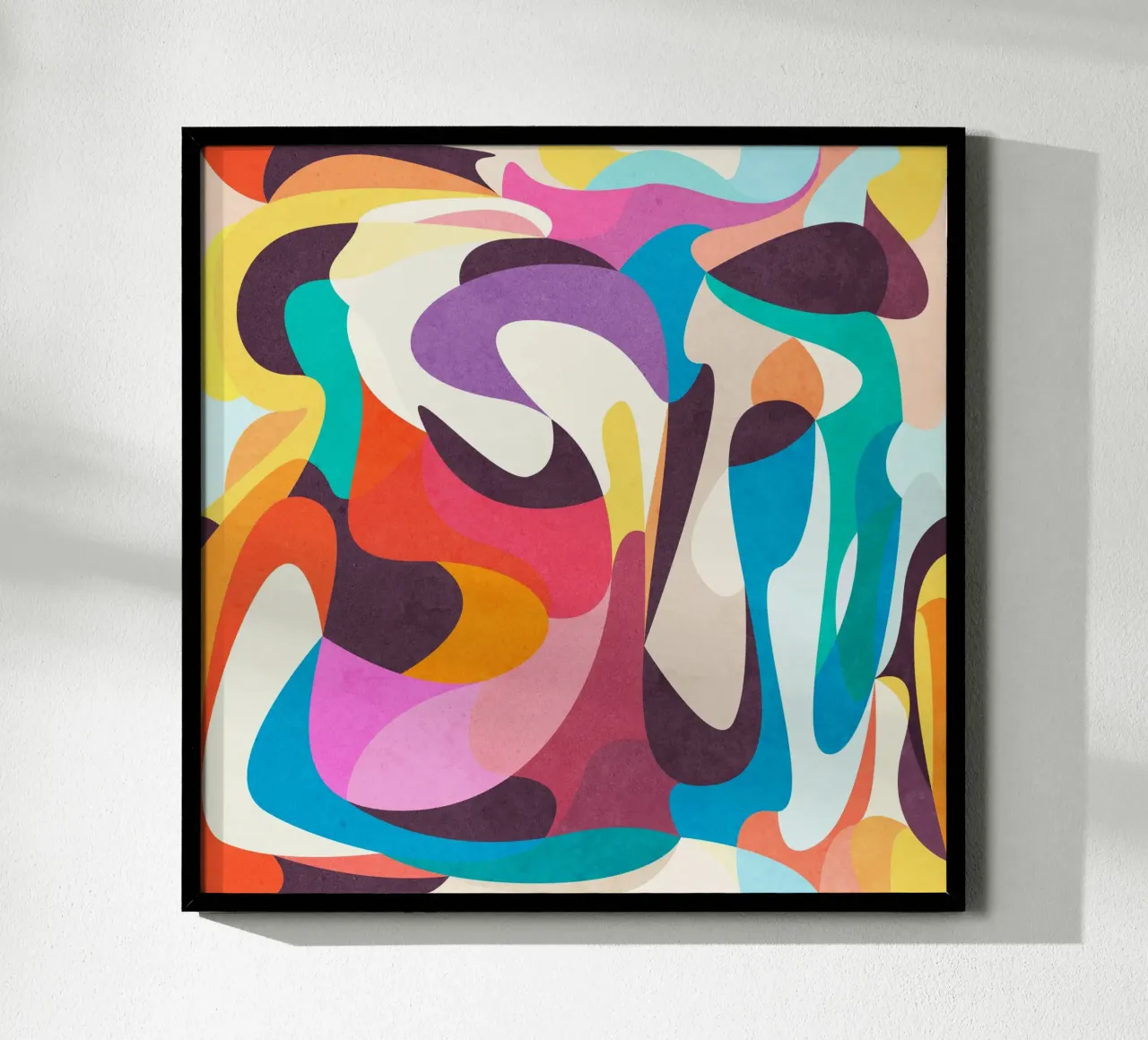 Speelse stemming poster van Abstract 888