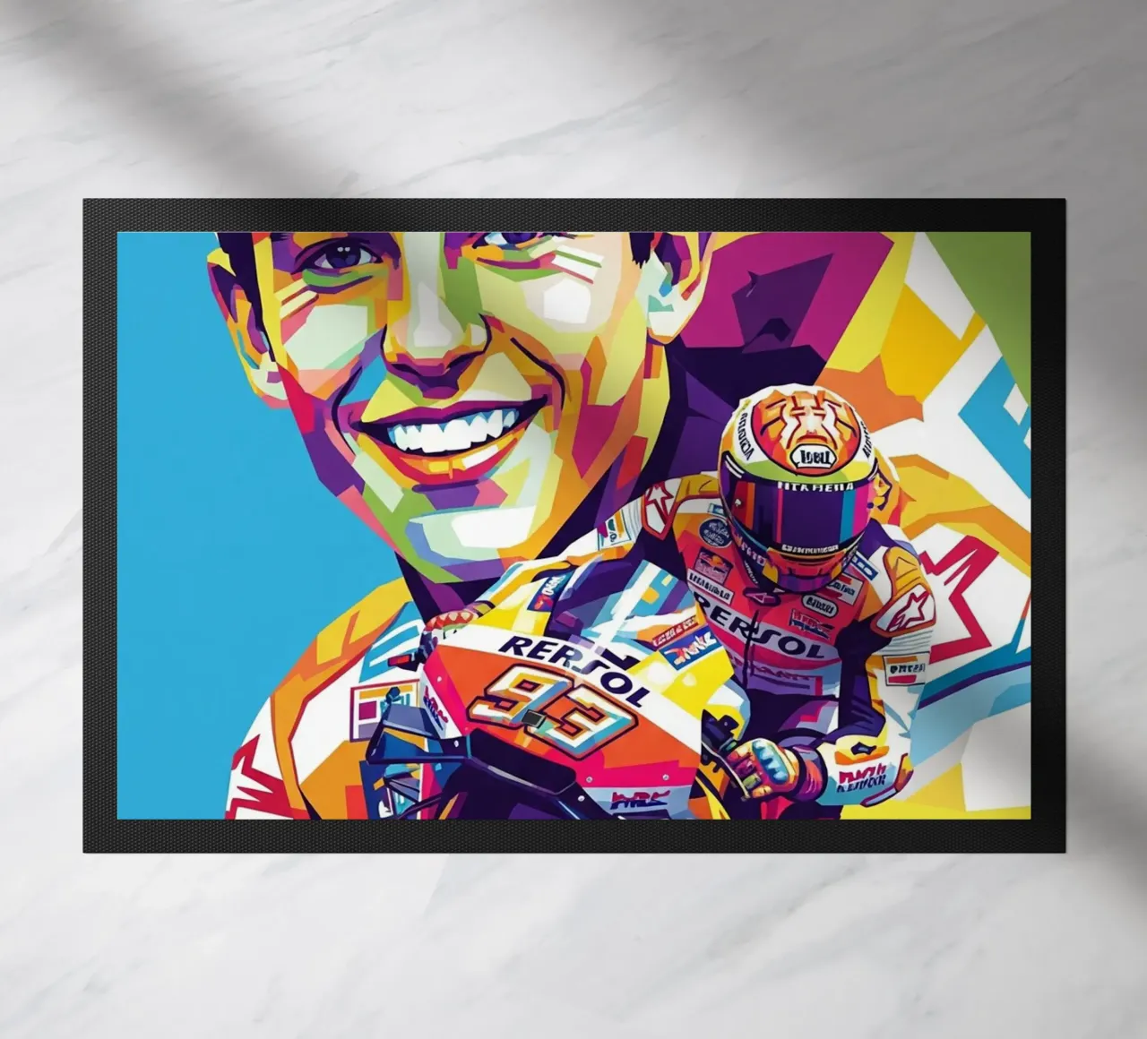 Marc Marquez art zerbino da Hantamrata