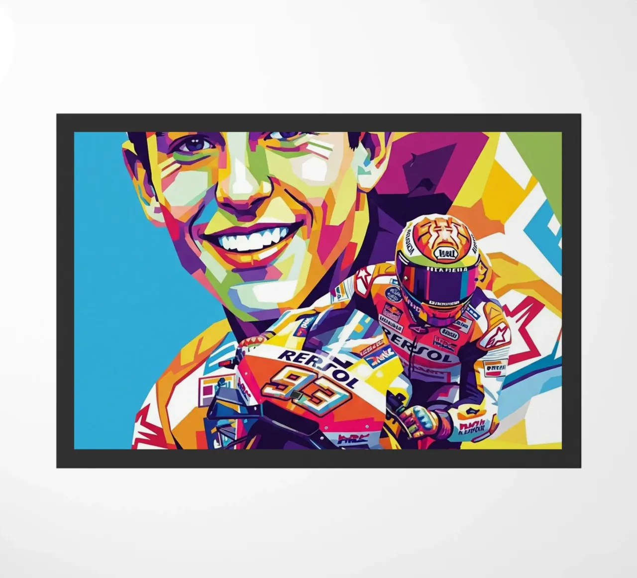 Marc Marquez art zerbino da Hantamrata
