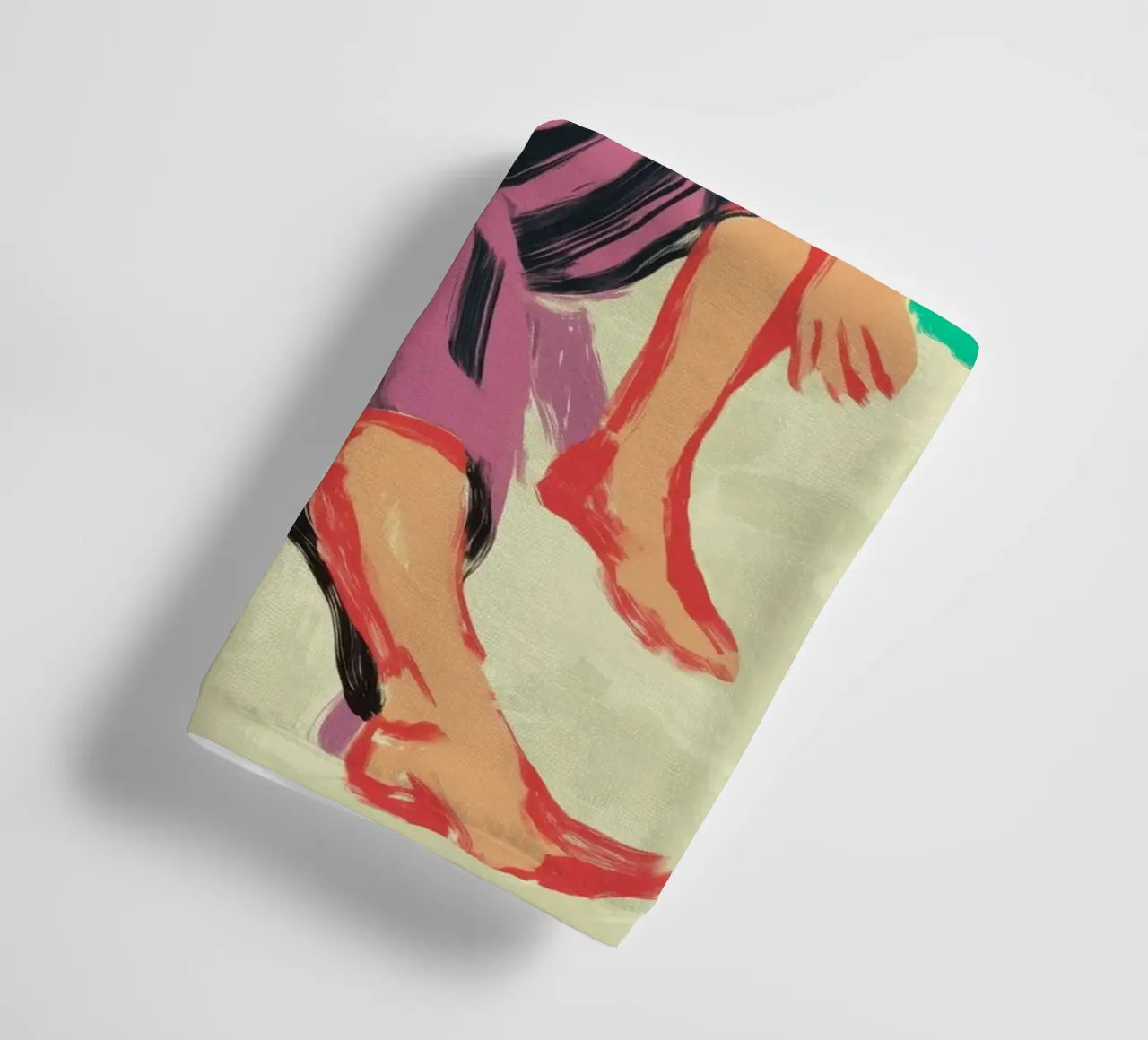 Rebel in Stripes towel by Clara August