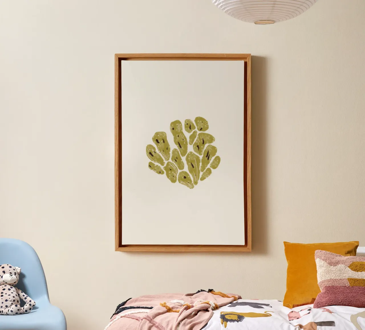 Sea Study No 30 canvas met Baklijst van treechild