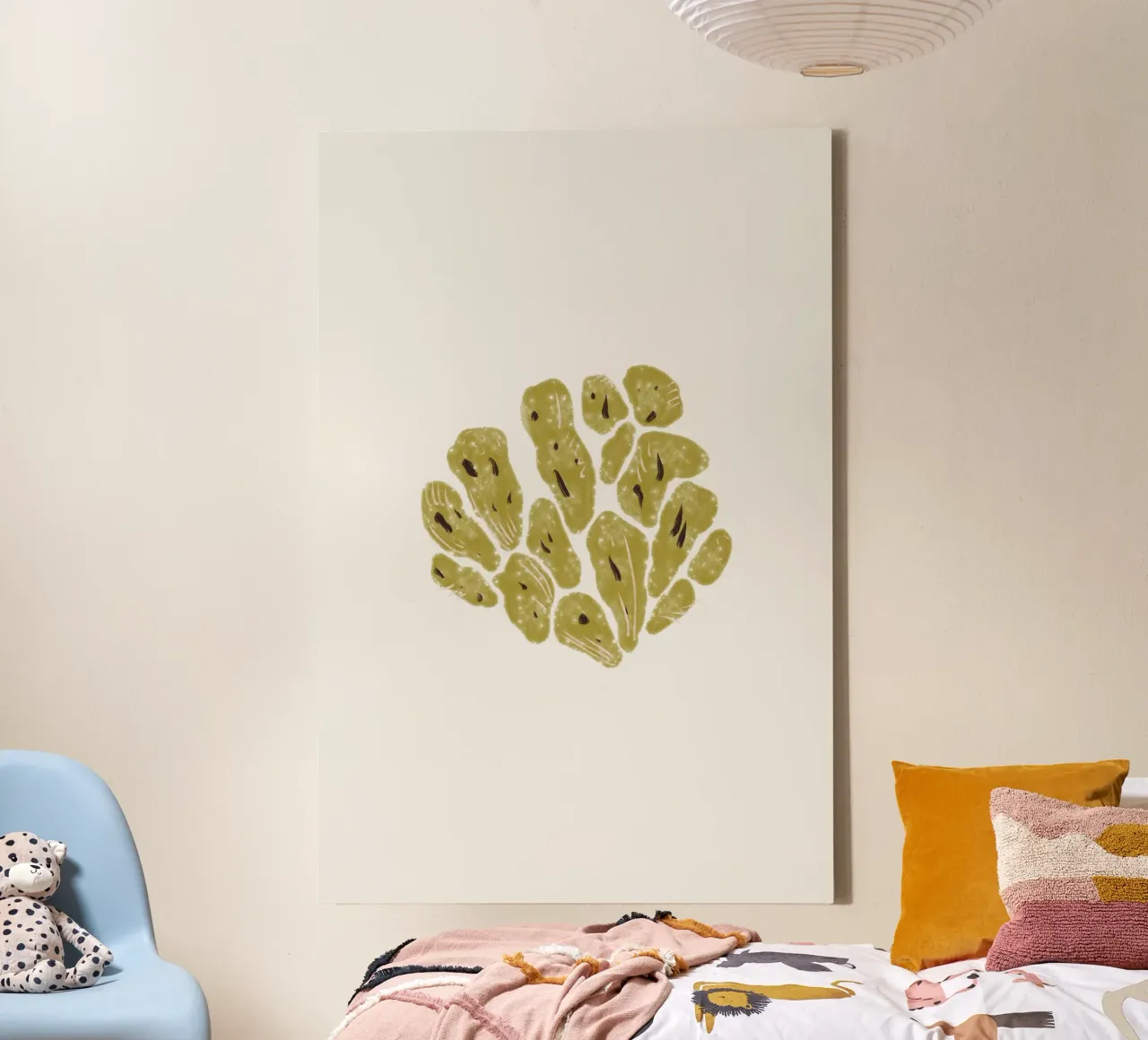 Sea Study No 30 canvas met Baklijst van treechild