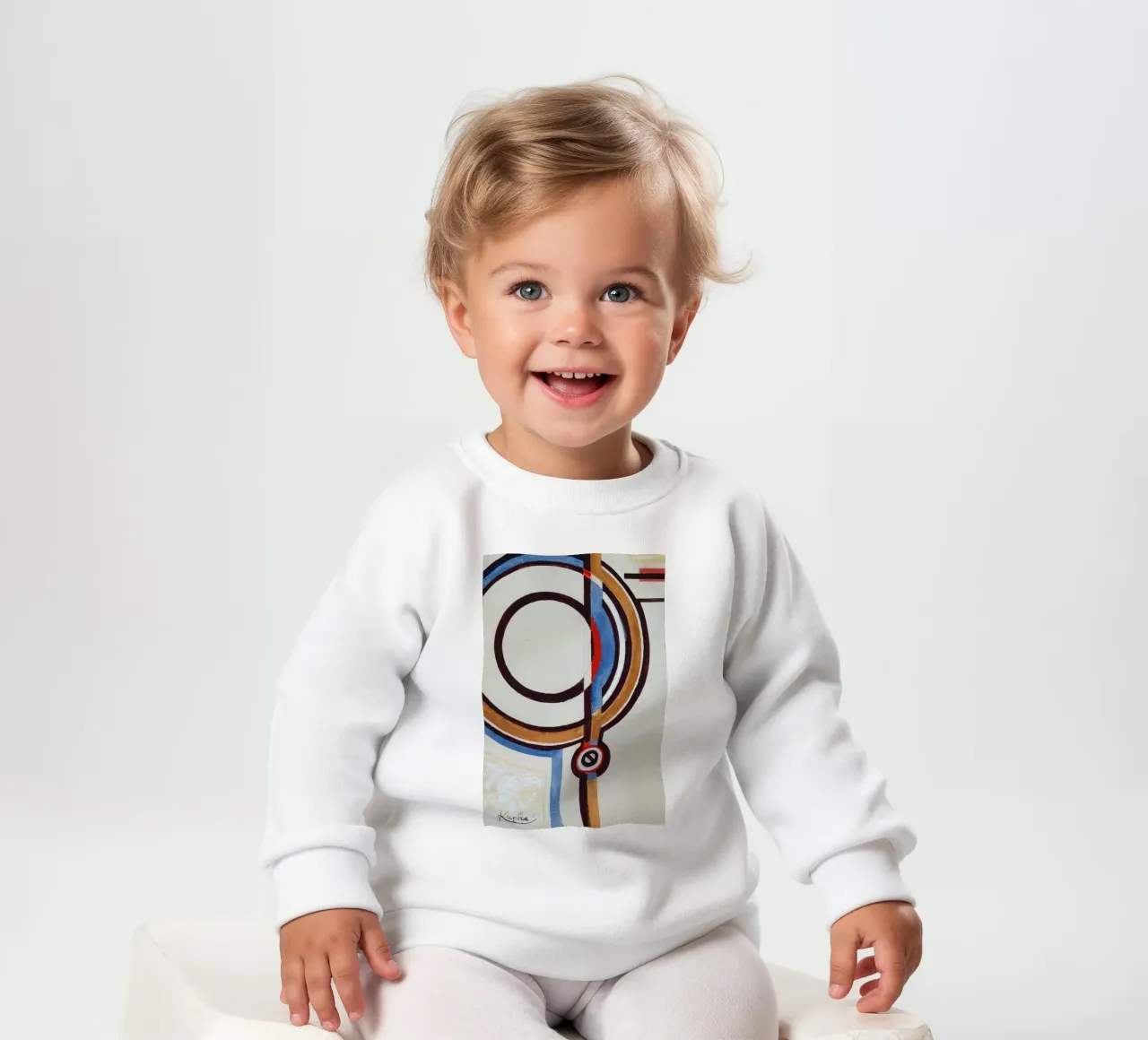 Circles baby sweatshirt by martina