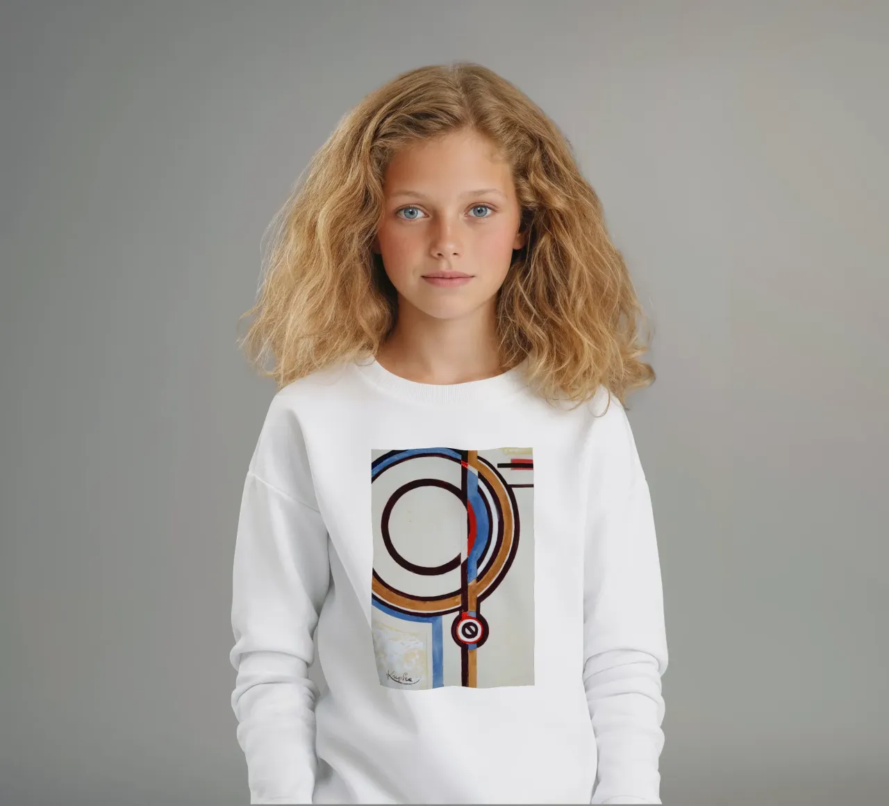 Circles kids sweatshirt by martina