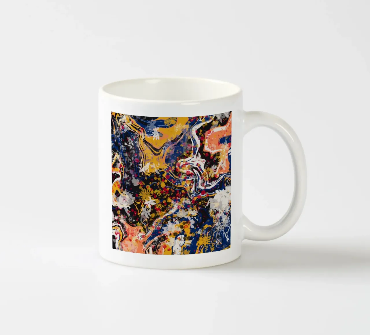 Flusso di marmo 12 tazza in ceramica da Little Dean