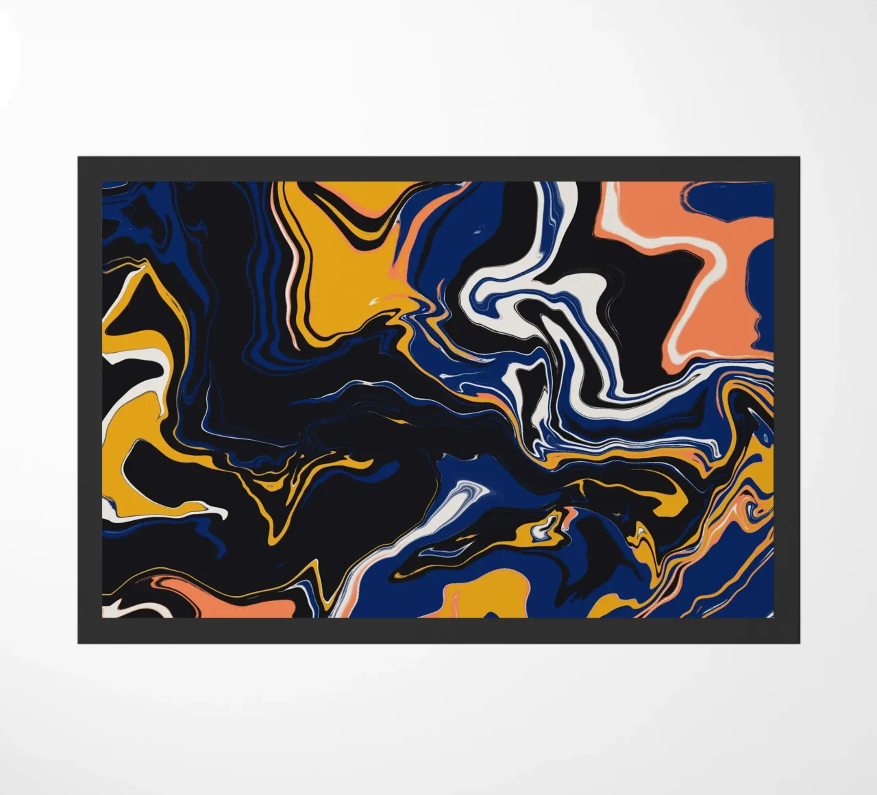 Marble flow 13 doormat by Little Dean