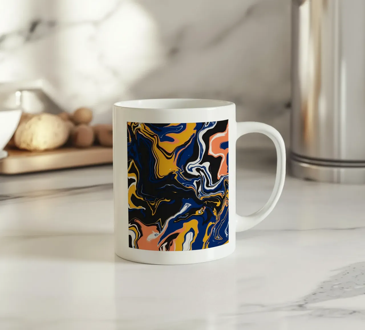 Flusso di marmo 13 tazza in ceramica da Little Dean