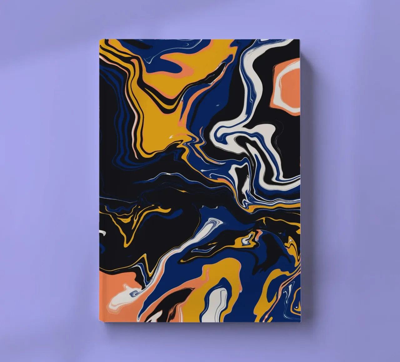 Marble flow 13 notebook by Little Dean