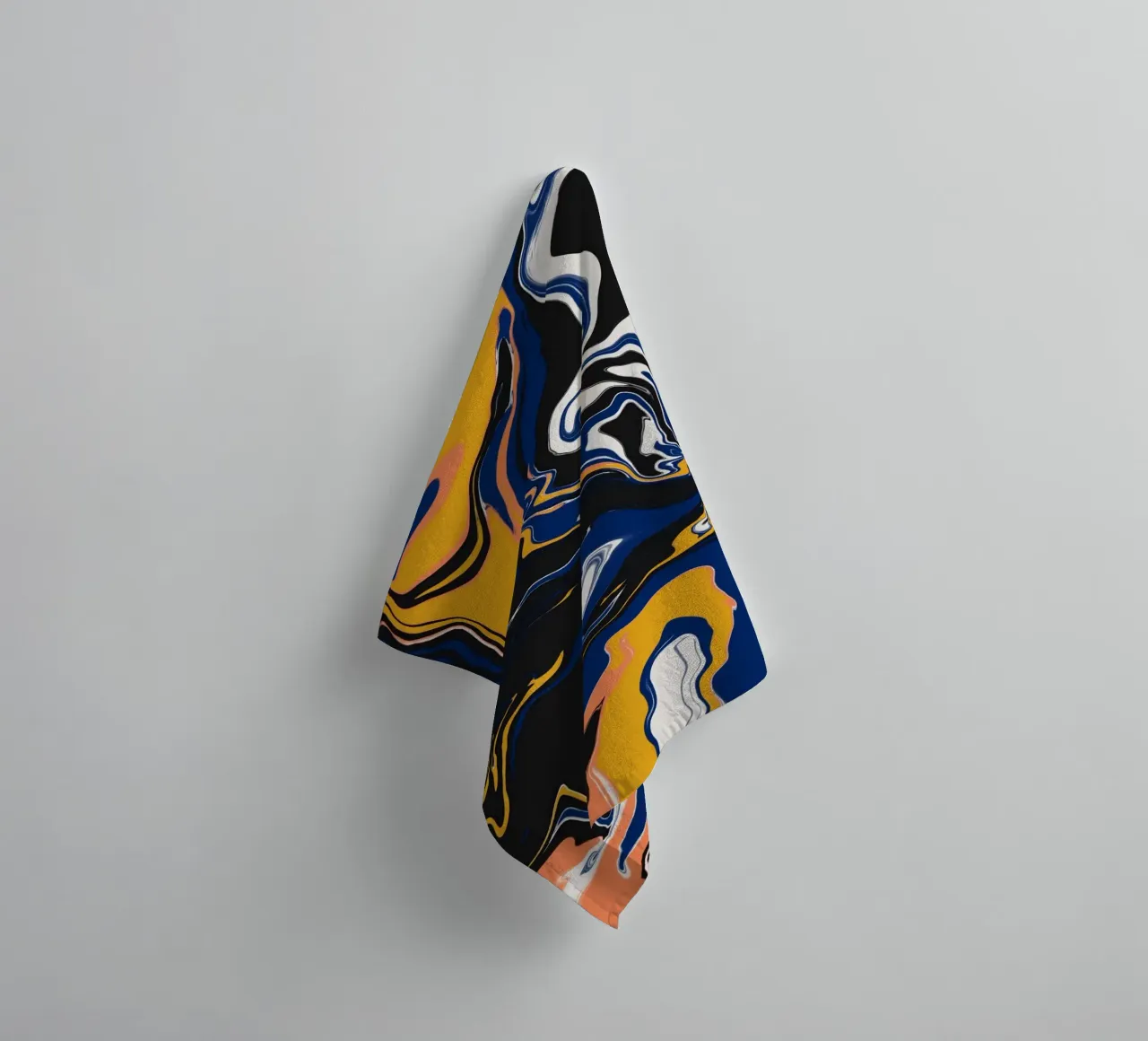 Marble flow 13 towel by Little Dean