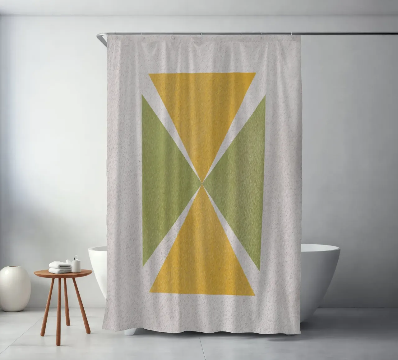 Eckige Formen Duschvorhang von Little Dean