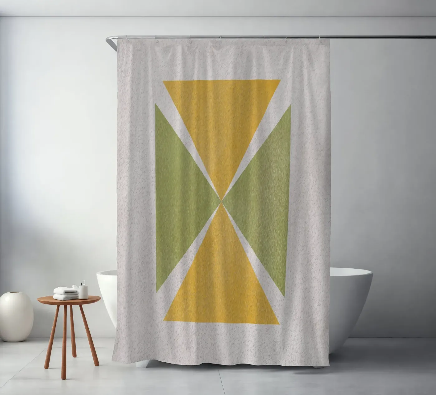 Angular shapes Duschvorhang von Little Dean