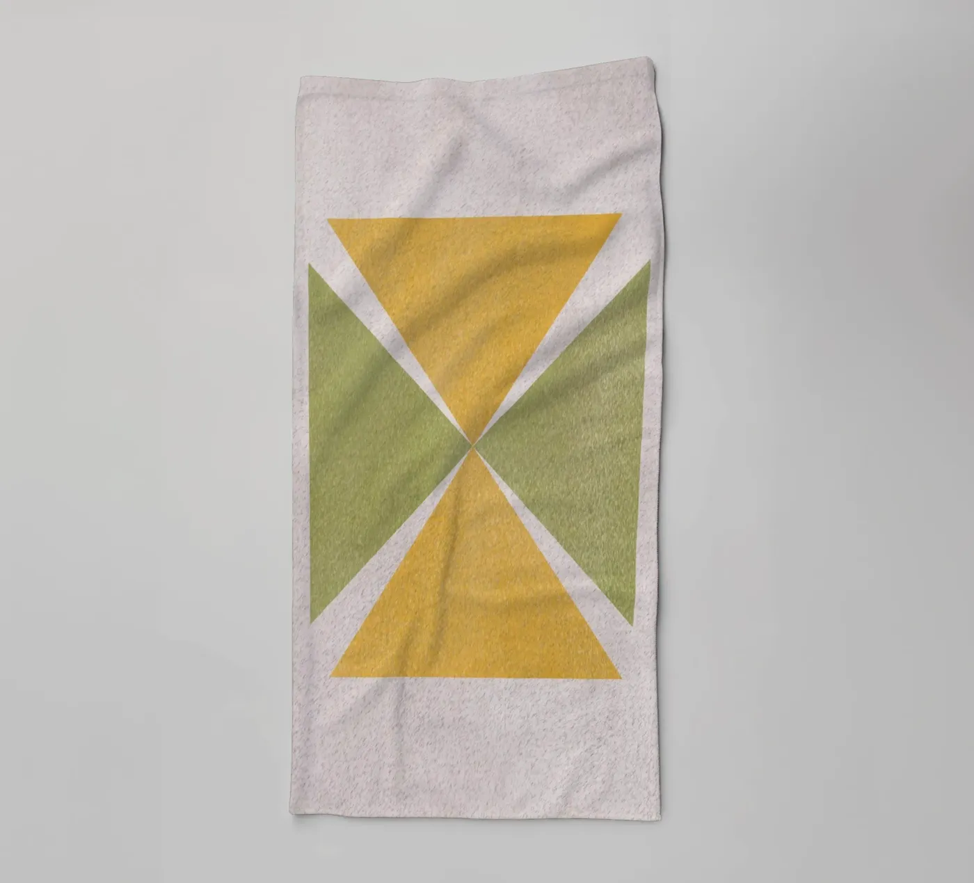 Angular shapes towel by Little Dean
