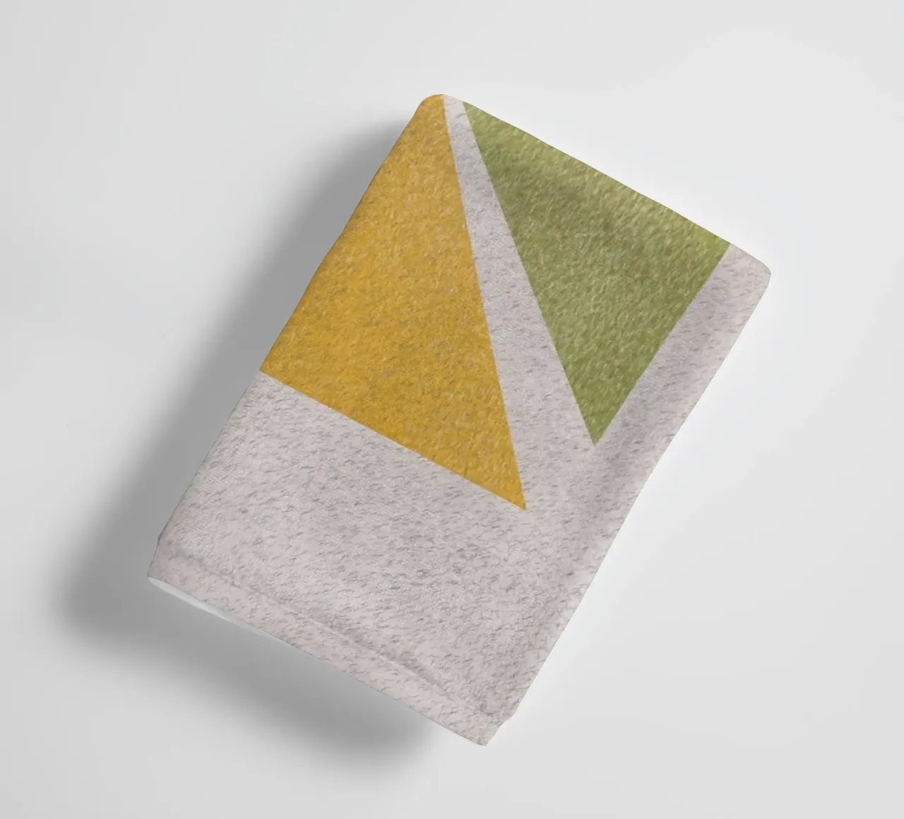 Angular shapes towel by Little Dean