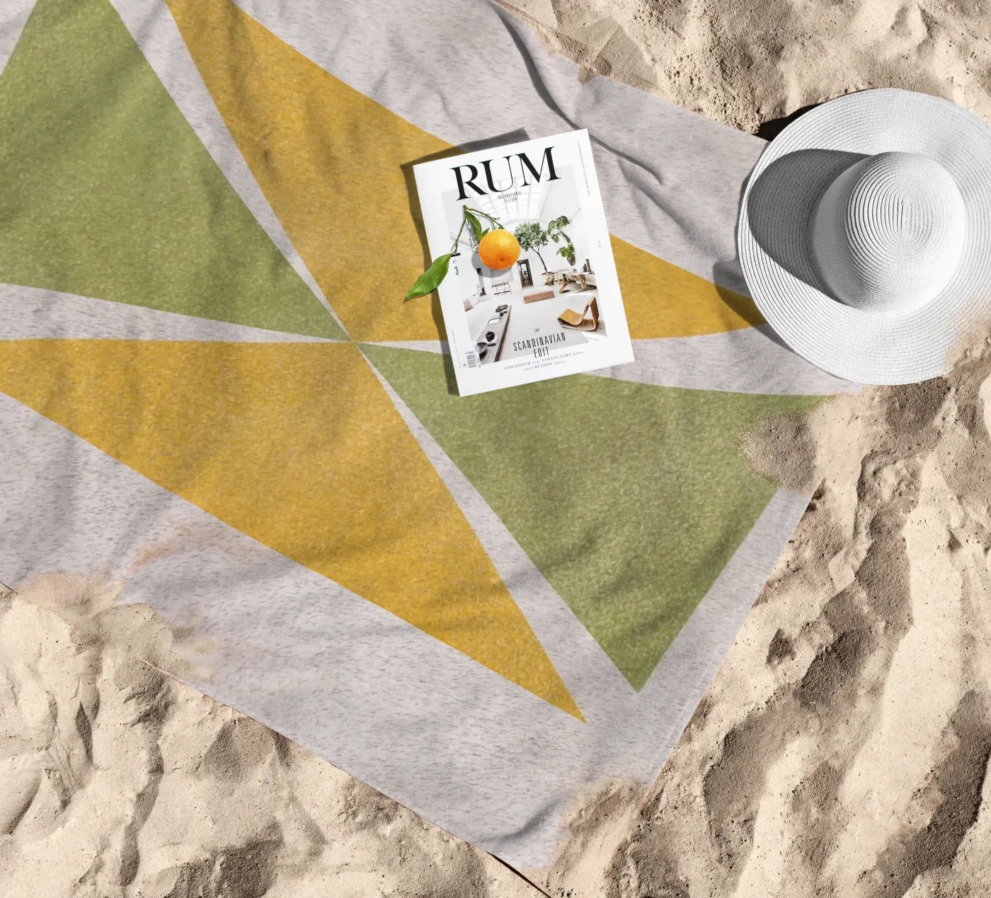 Forme angolari telo mare da Little Dean