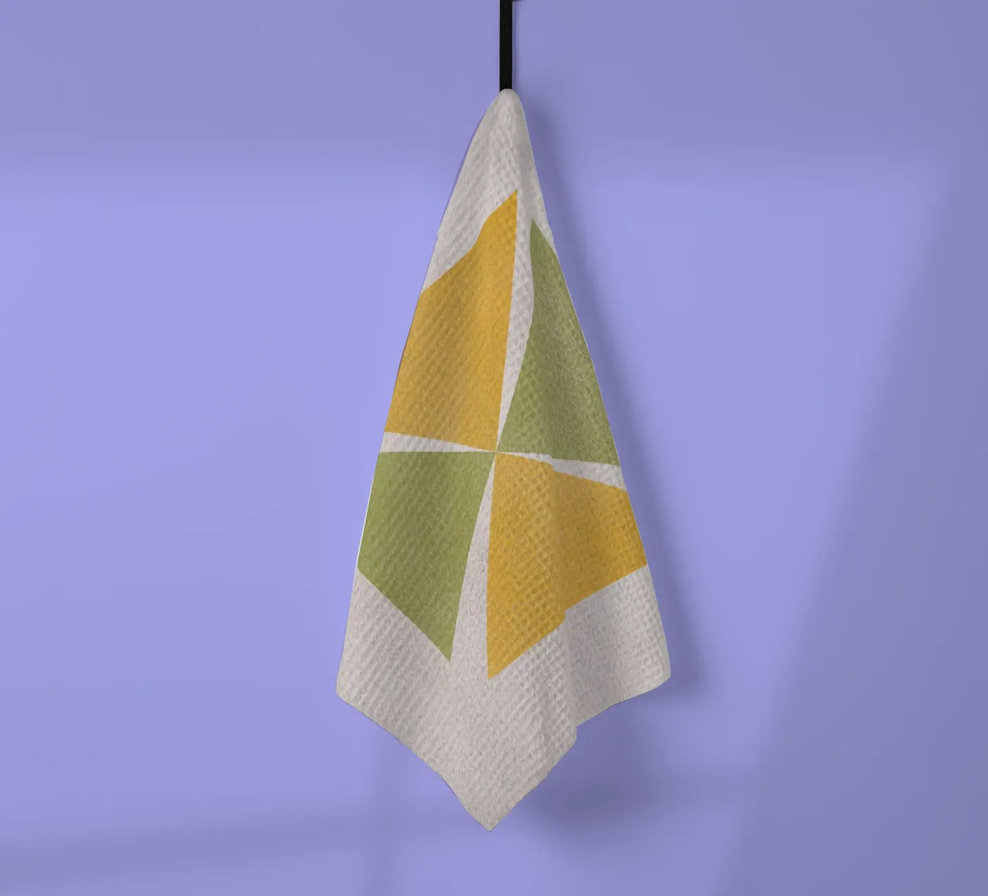 Angular shapes theedoek van Little Dean