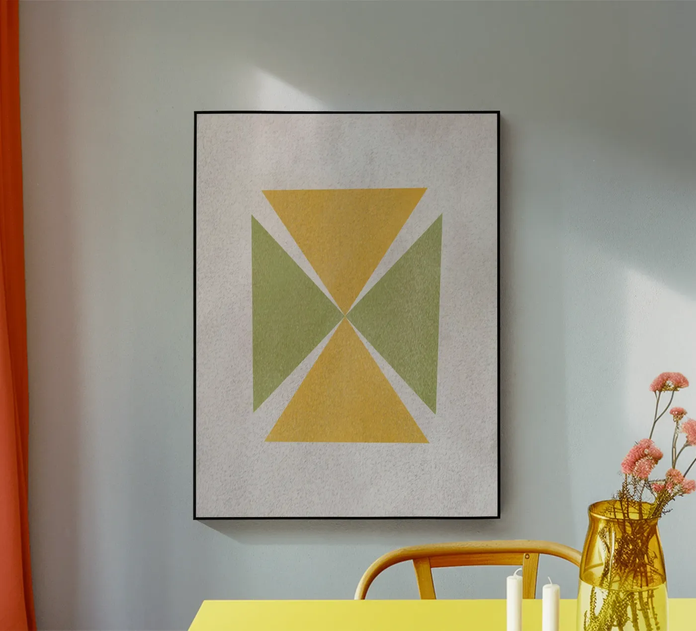 Angular shapes acrylic glass by Little Dean