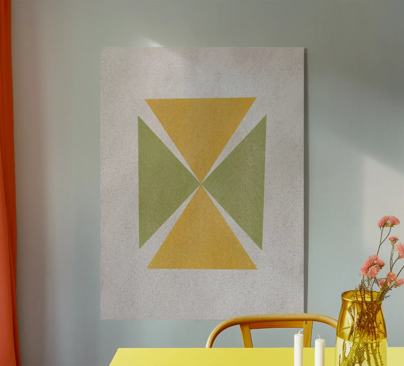 Angular shapes acrylic glass by Little Dean