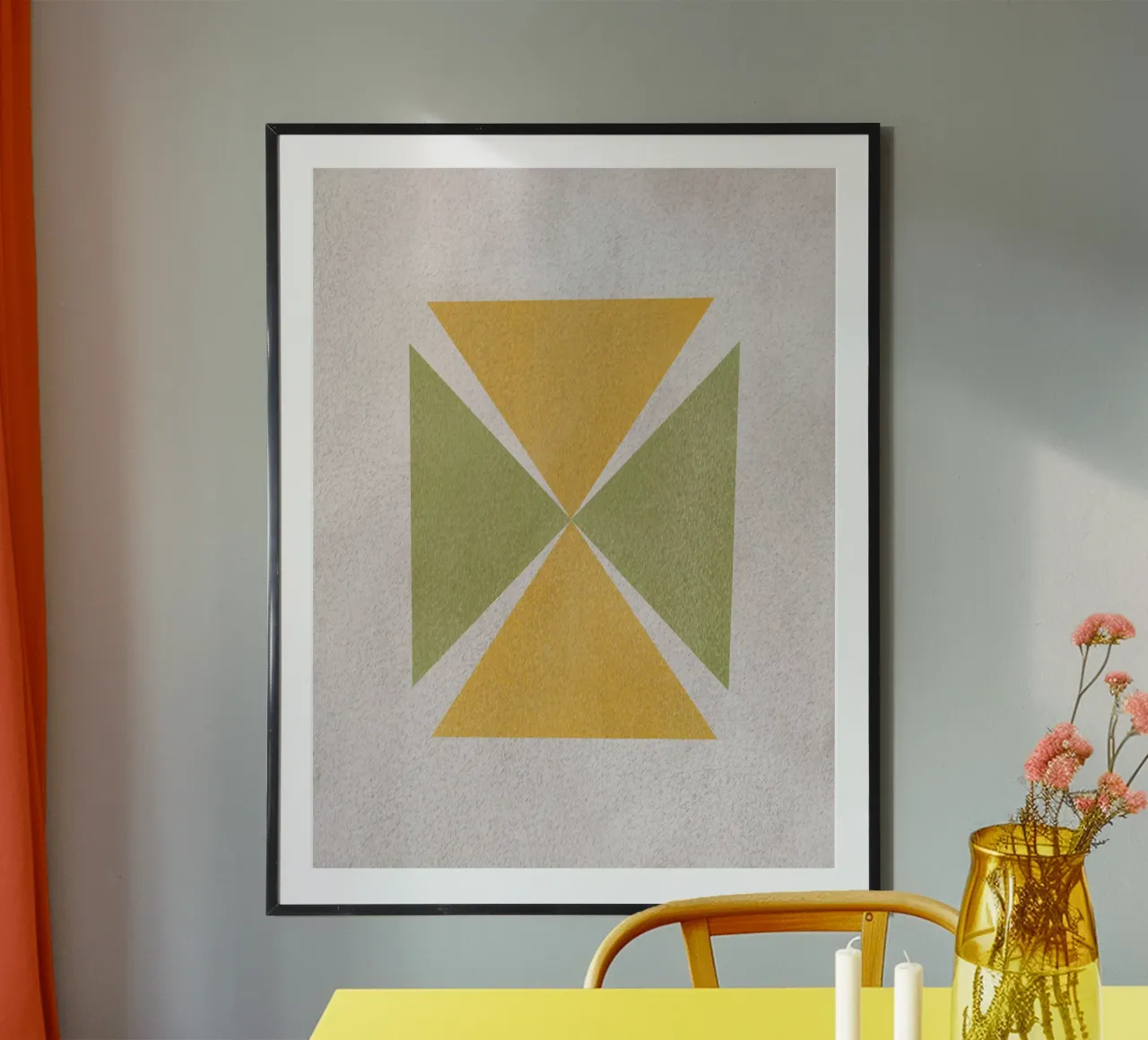 Angular shapes poster by Little Dean