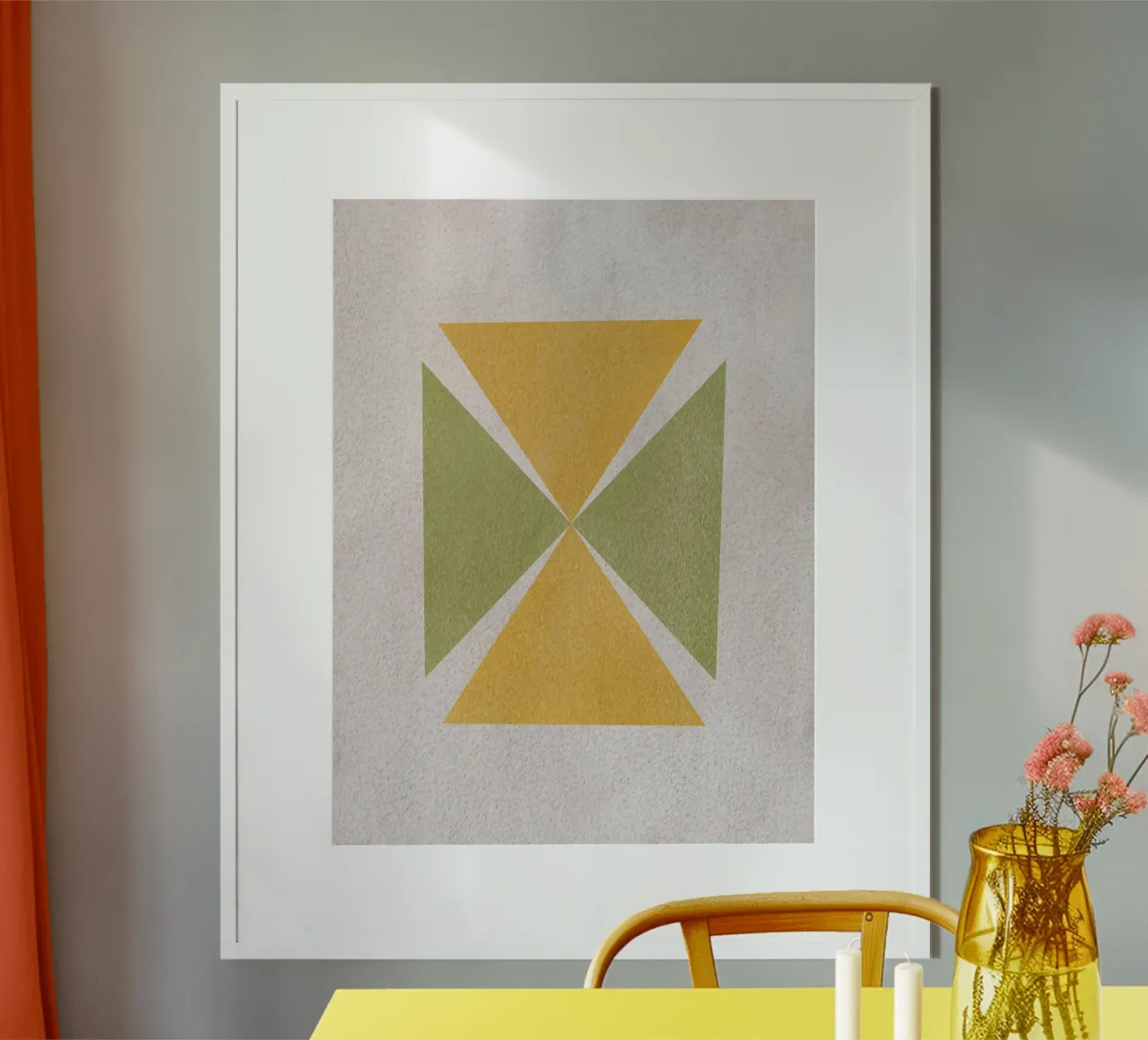 Angular shapes poster by Little Dean