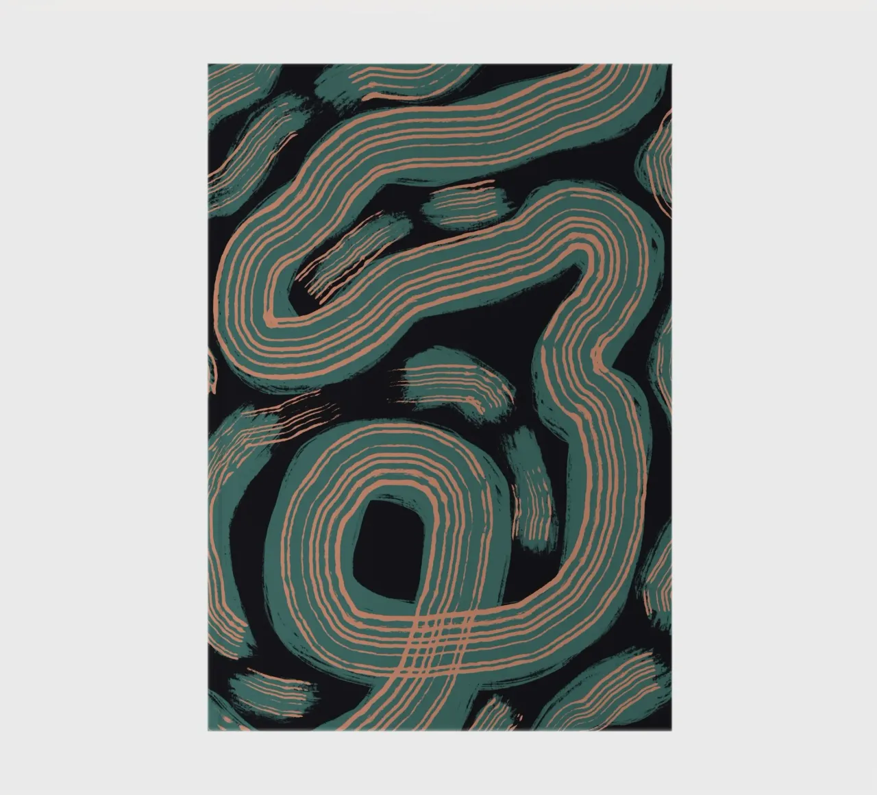 Line movement form notebook by Little Dean