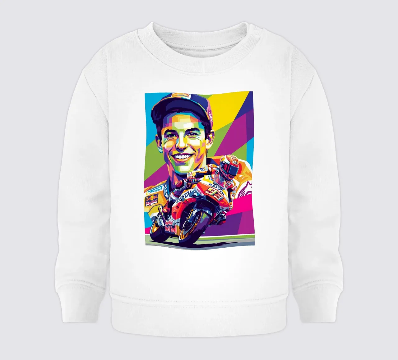 Marc Marquez smile felpa neonato da Hantamrata