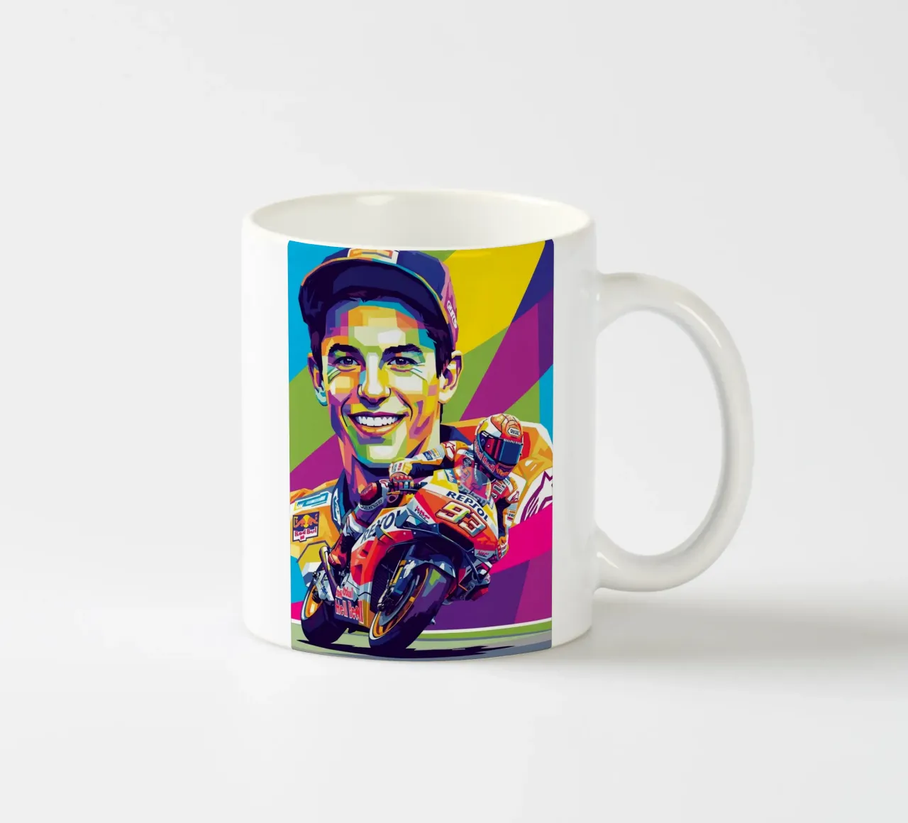Marc Marquez smile tazza in ceramica da Hantamrata
