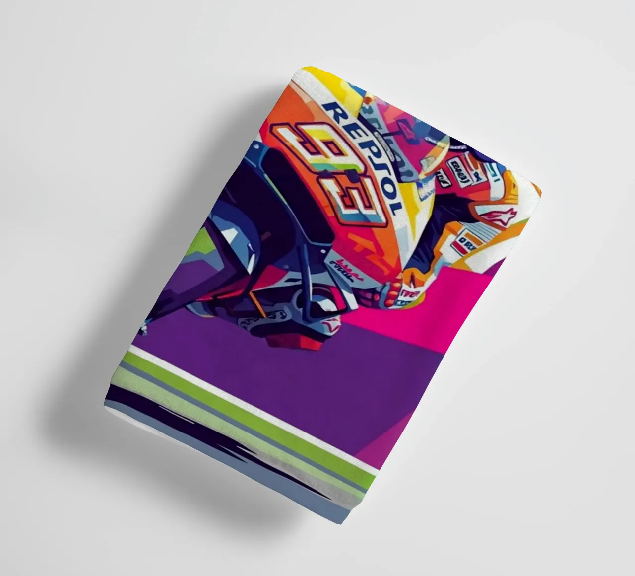 Marc Marquez smile towel by Hantamrata